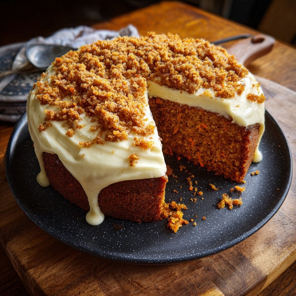 Karottenkuchen Mit Zimt Und Nelken