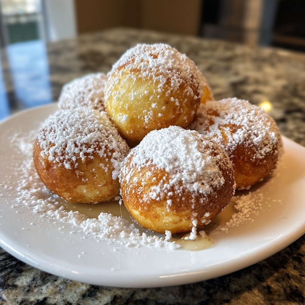 Quarkbällchen klein und rund