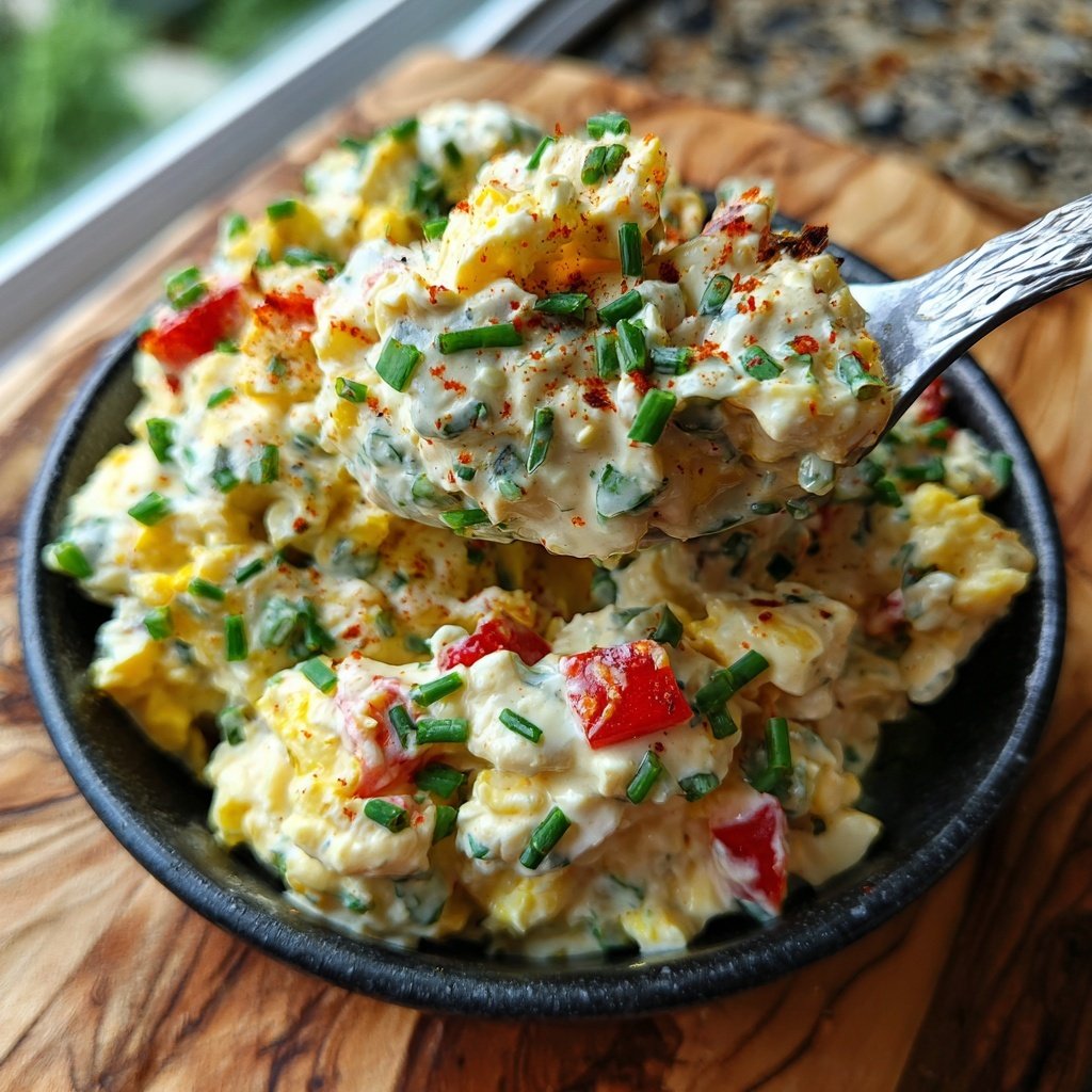 Schnell & Einfach 10-Minuten-Eiersalat mit Joghurt