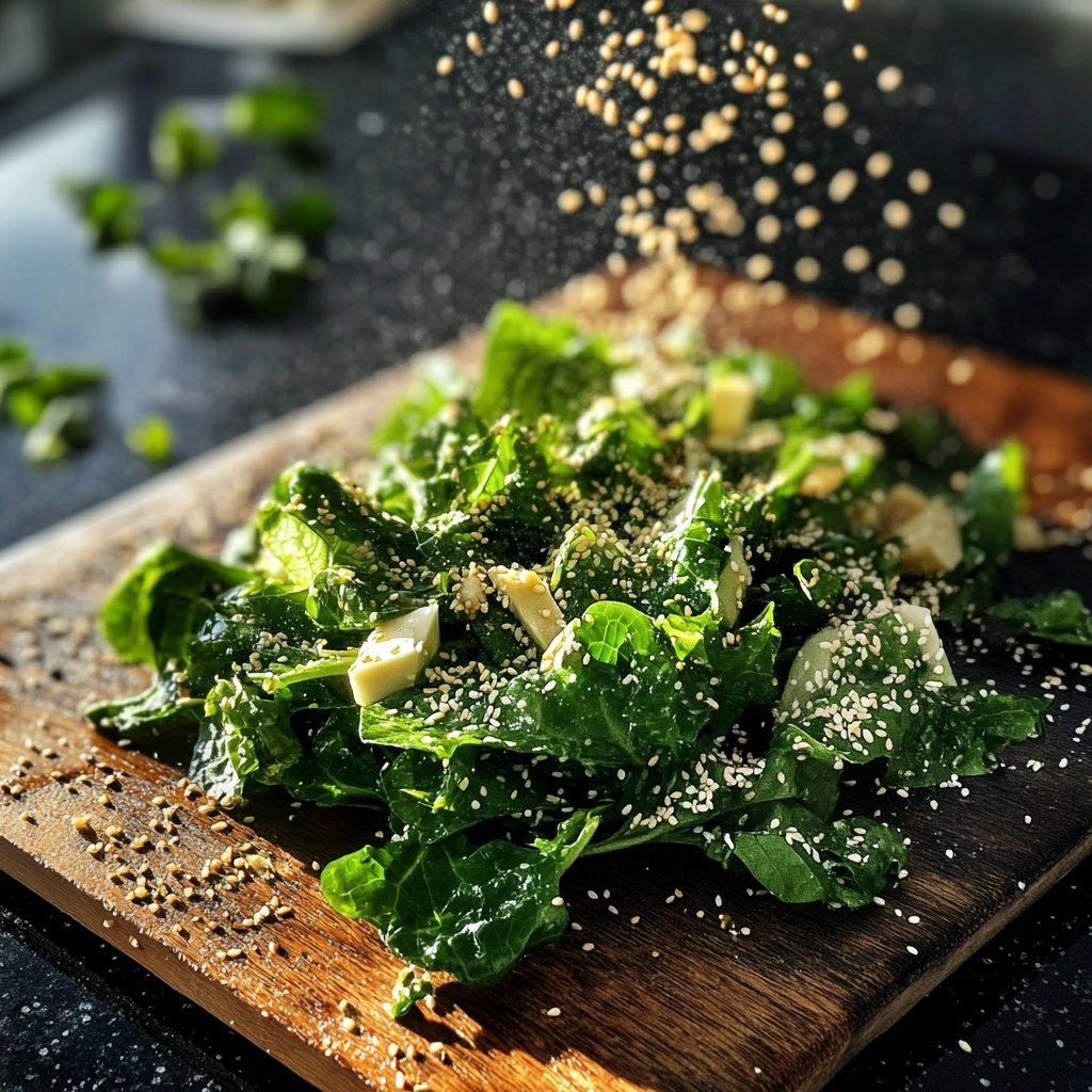 Asiatischer Salat mit Chinakohl & Sesam-Dressing