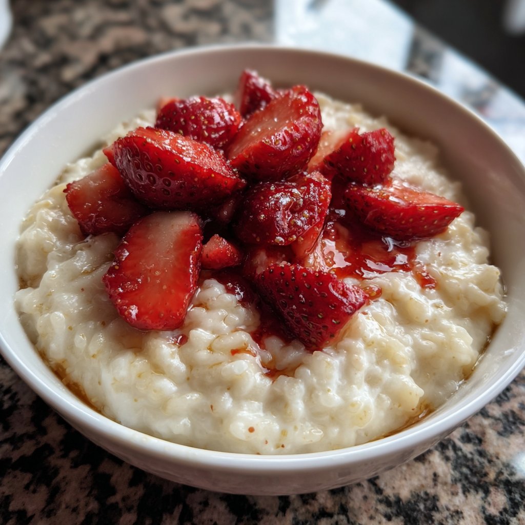 Risotto mit Erdbeeren und Balsamico
