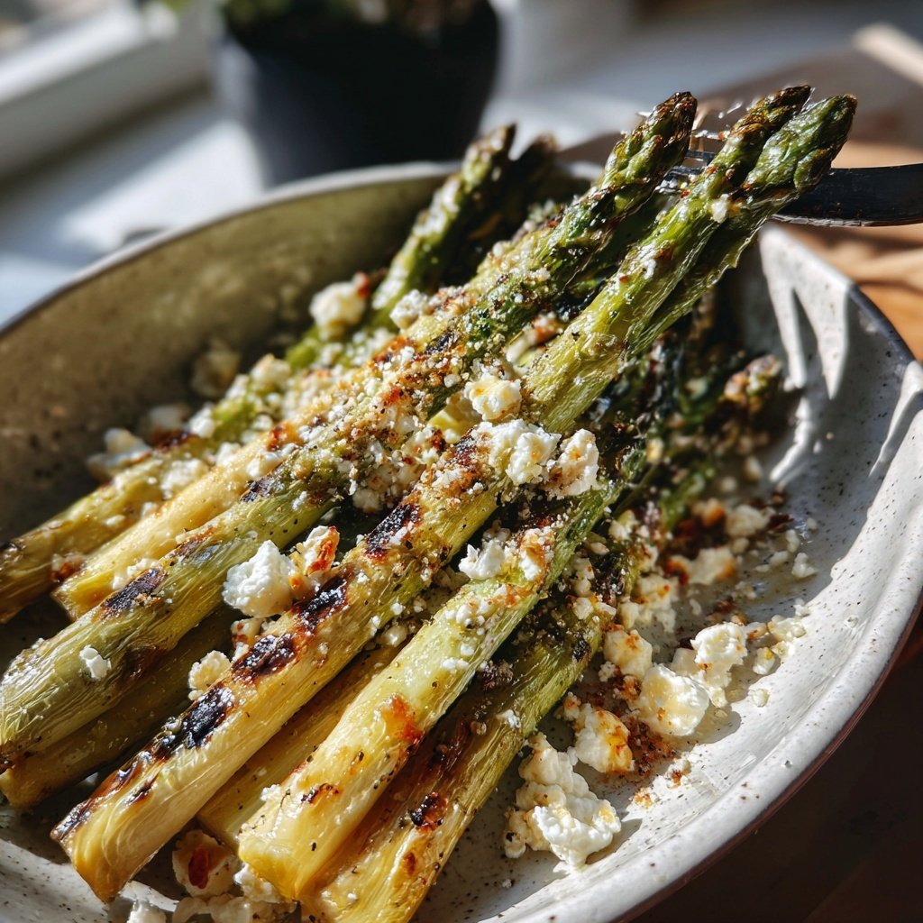 Grüner Spargel Mit Feta