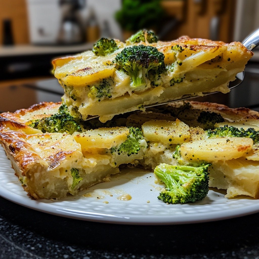 Kartoffelauflauf mit Brokkoli