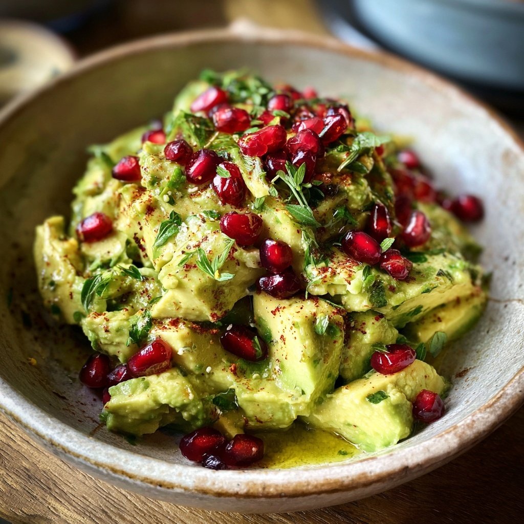 Avocadosalat mit Granatapfel