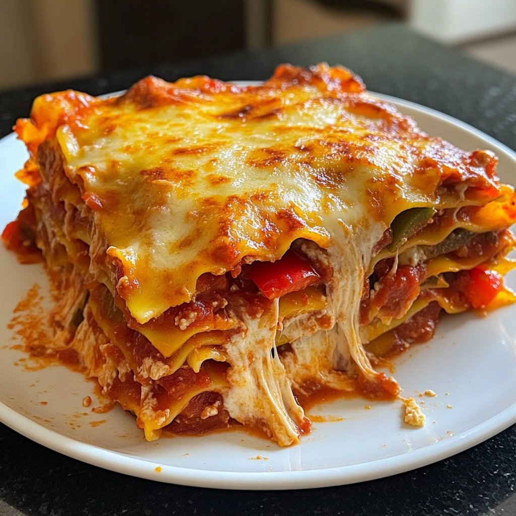Lasagne mit Paprika