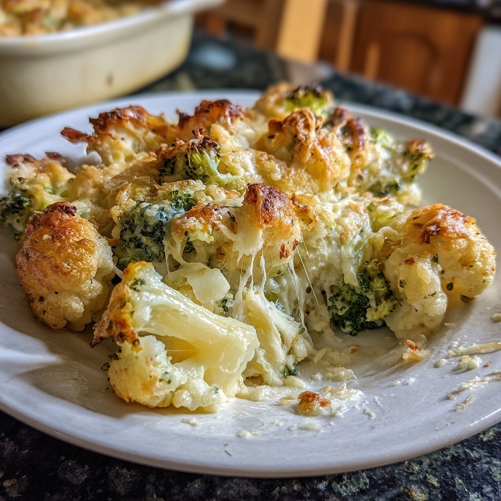 Blumenkohl Auflauf Mit Brokkoli