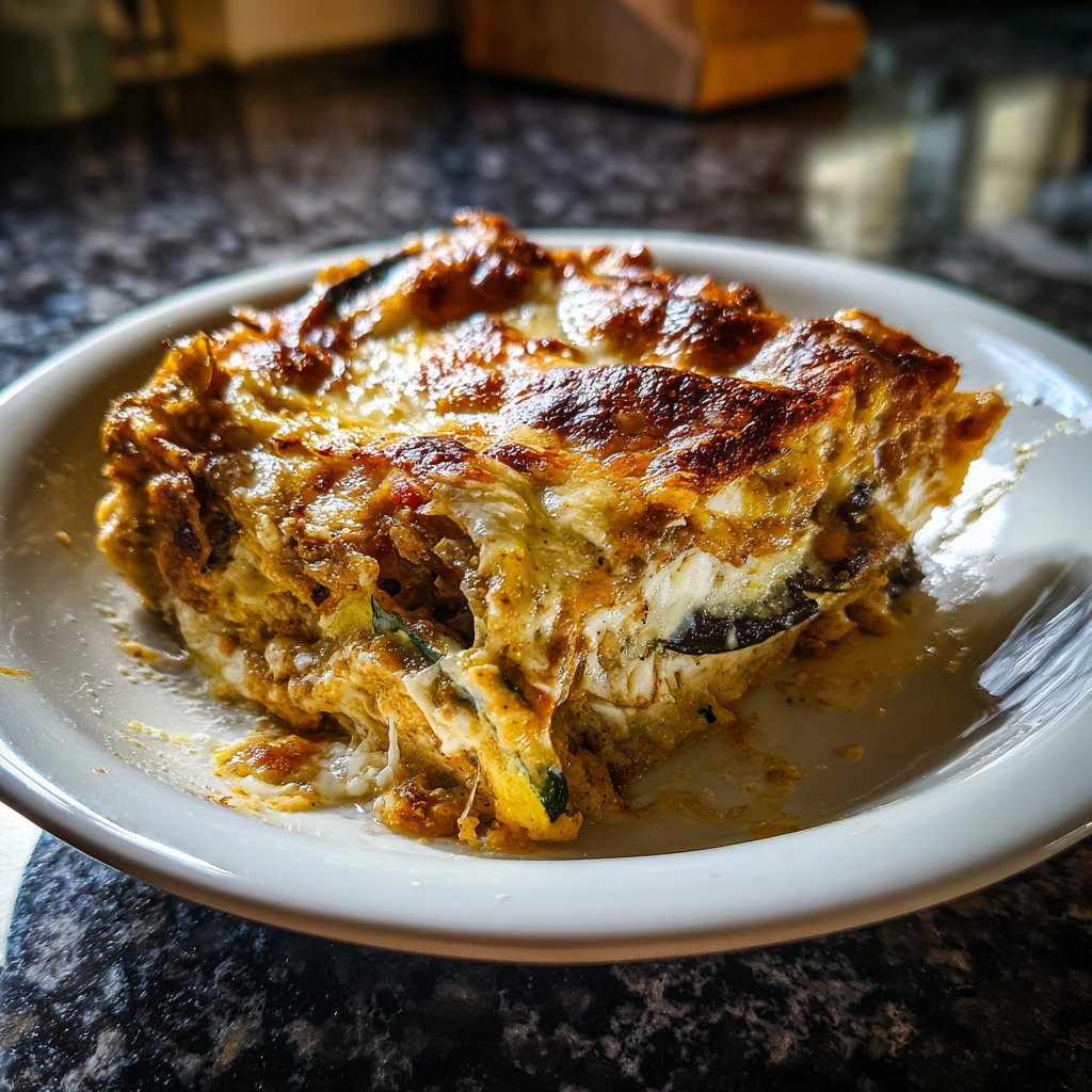 Lasagne mit Zucchini und Aubergine