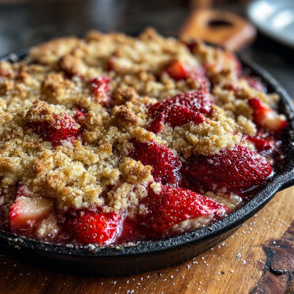 Erdbeer Crumble Aus Dem Ofen